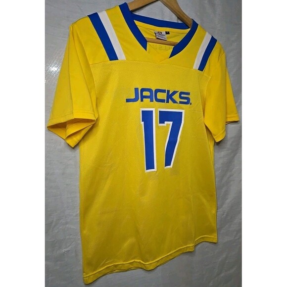 SDSU South Dakota State Jacks Synergy #17 Jersey Shirt, Sz Med, Yellow/Blue - Picture 2 of 8